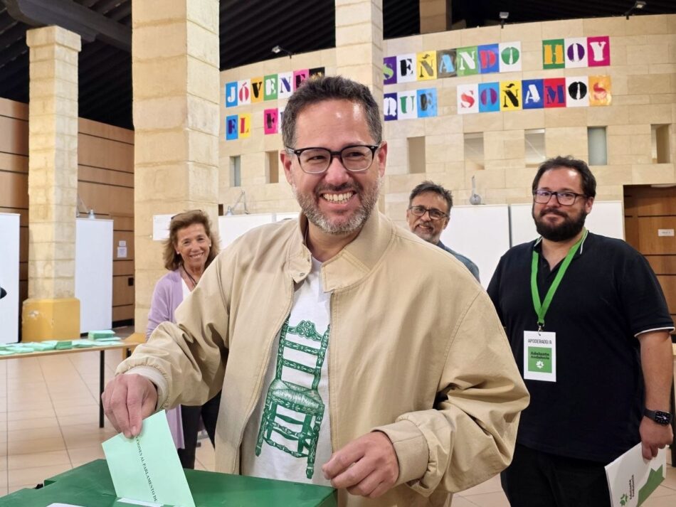 García: «Llamamos a que la gente vote en defensa propia, por la clase trabajadora, por el pueblo andaluz y por la gente normal y corriente»