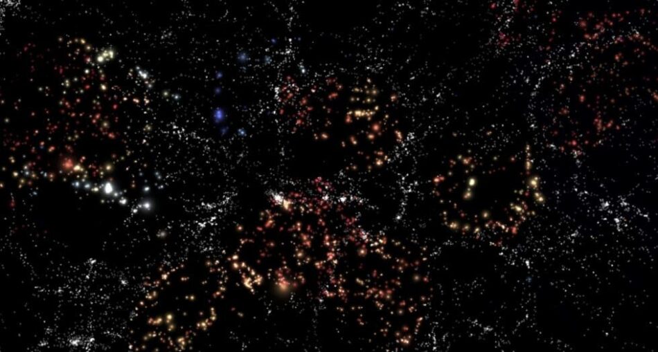 Las galaxias retienen mejor el gas y forman estrellas durante más tiempo en vacíos cósmicos