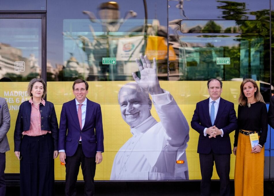 Sindicatos de la policía municipal de Madrid denuncian la falta de respuesta del Ayto. ante sus demandas laborales en el marco de la visita del Papa León XIV