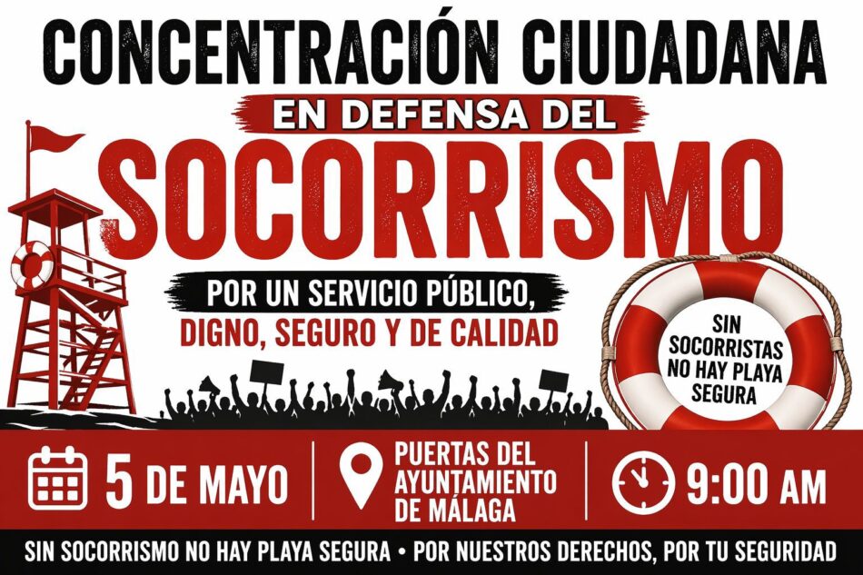 Los socorristas de las playas de Málaga comienzan su batalla por la dignidad profesional 