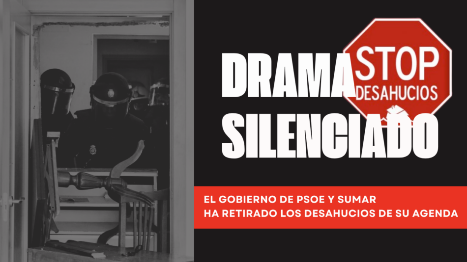 Silencio del gobierno ante los desahucios