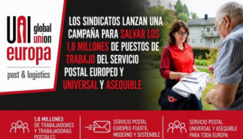 Sindicatos europeos lanzan una campaña urgente para “salvar el servicio postal” ante la amenaza creciente de privatización