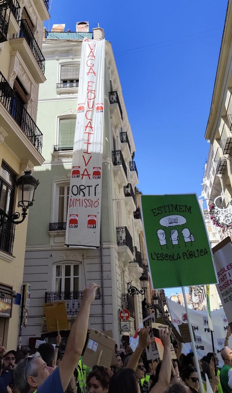 CGT País Valencià rechaza la propuesta de Conselleria  de Educación “por ser insuficiente y un insulto”