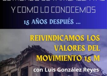 Diversos colectivos celebran en Mérida una jornada conmemorativa del 15M en su 15º aniversario