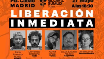 Convocan concentración urgente esta tarde en Callao (Madrid) para exigir la liberación delos activistas del convoy humanitario Global Sumud retenidos en Libia
