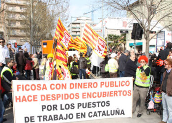 La plantilla de Ficosa comença una vaga per fer front a un ERO “inadmissible” que deixarà 113 persones al carrer