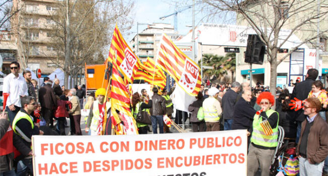 La plantilla de Ficosa comença una vaga per fer front a un ERO “inadmissible” que deixarà 113 persones al carrer