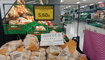 Cientos de colectivos sociales exigen a Mercadona el fin de la venta de productos de Israel