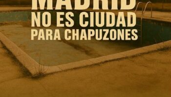 Plataforma por la Remunicipalización y Gestión Directa de los Servicios Públicos de Madrid y la FRAVM: «Madrid no es ciudad para chapuzones»