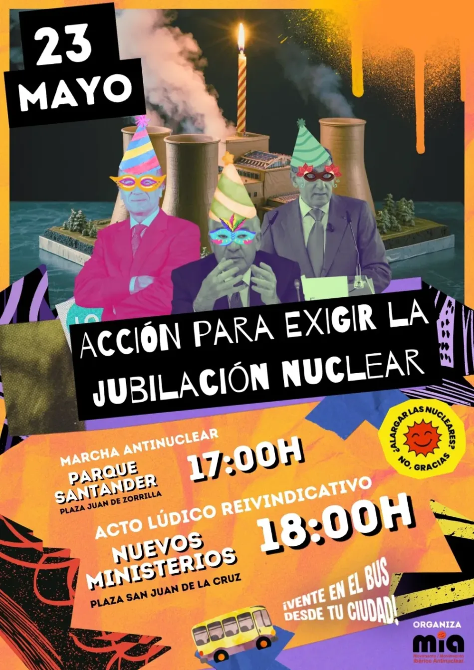En el aniversario de la tragedia de Chernóbil, las organizaciones antinucleares anuncian una acción para exigir la jubilación nuclear