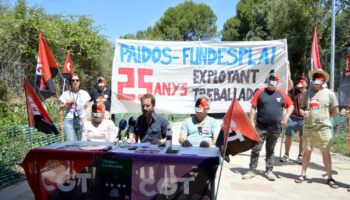 CGT convoca un piquet davant les oficines de Fundesplai: “la precarietat al lleure també afecta l’educació pública”