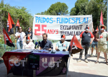 CGT convoca un piquet davant les oficines de Fundesplai: “la precarietat al lleure també afecta l’educació pública”
