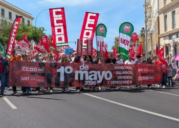 CCOO apela a la conciencia de la clase trabajadora ante la degradación de lo público y la avaricia empresarial en el 1 de Mayo