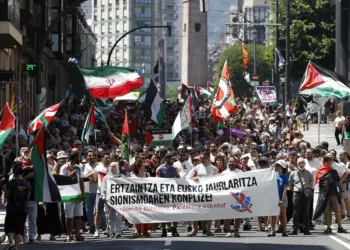 Bilbao repudia represión policial contra activistas de flotilla a Gaza