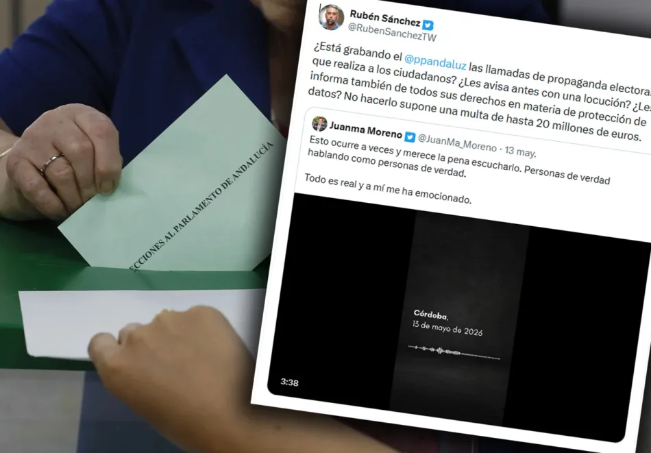 FACUA pide a Protección de Datos que investigue las llamadas telefónicas de la campaña del PP de Moreno Bonilla