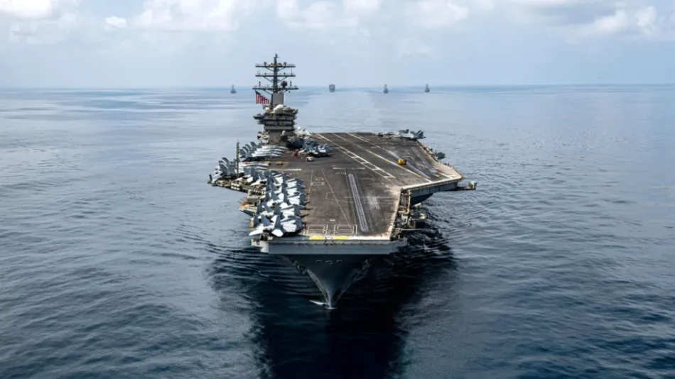 Grupo de combate del portaviones estadounidense Nimitz ingresó al Caribe