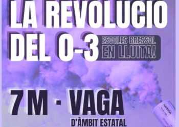 Primera vaga estatal de les Escoles Bressol: “No podem més”