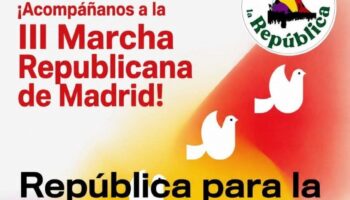 Miles de personas preparan la tercera Marcha Republicana, el 13 de junio bajo el lema «La monarquía es la guerra»