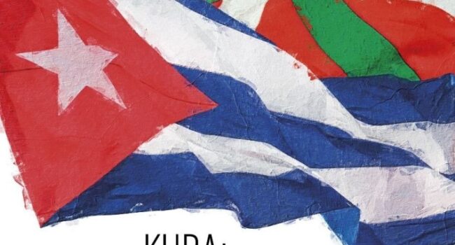 Virginia Imaz y Xabi San Sebastián pondrán broche de oro a la campaña solidaria de placas solares para hospitales de Cuba, tras la concentración «Kuba: Genozidioa Gelditu», este sábado en Bilbao