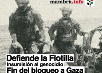 «Defiende la Flotilla. Insumisión al genocidio. Fin del bloqueo a Gaza»: Concentración hoy 21 de mayo en la Pza. España de Zaragoza