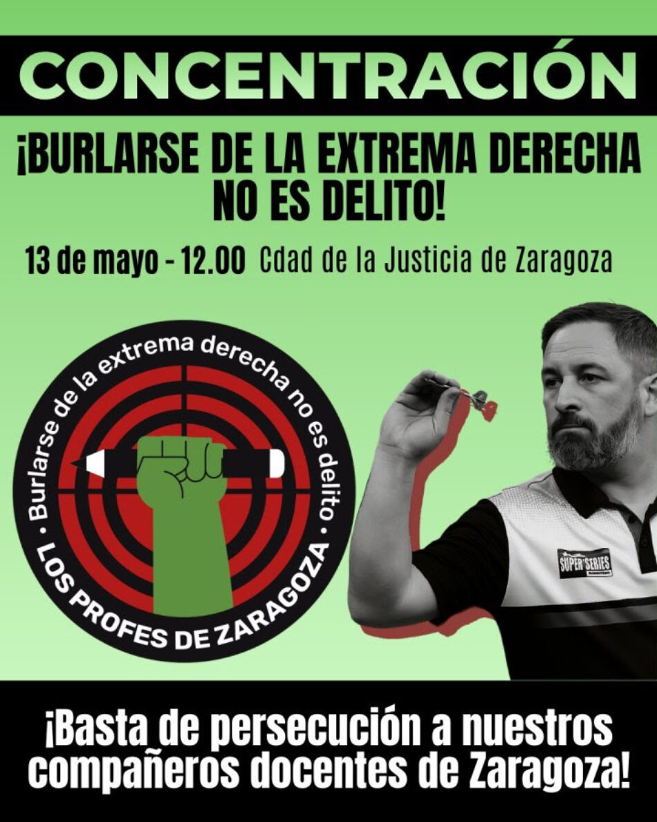 «¡Burlarse de la extrema derecha no es delito!»: Profesores de Zaragoza denunciados por VOX por un juego en las fiestas de Cincomarzada
