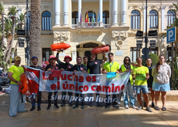 El servicio de salvamento y socorrismo de las playas de Málaga vuelve a la huelga