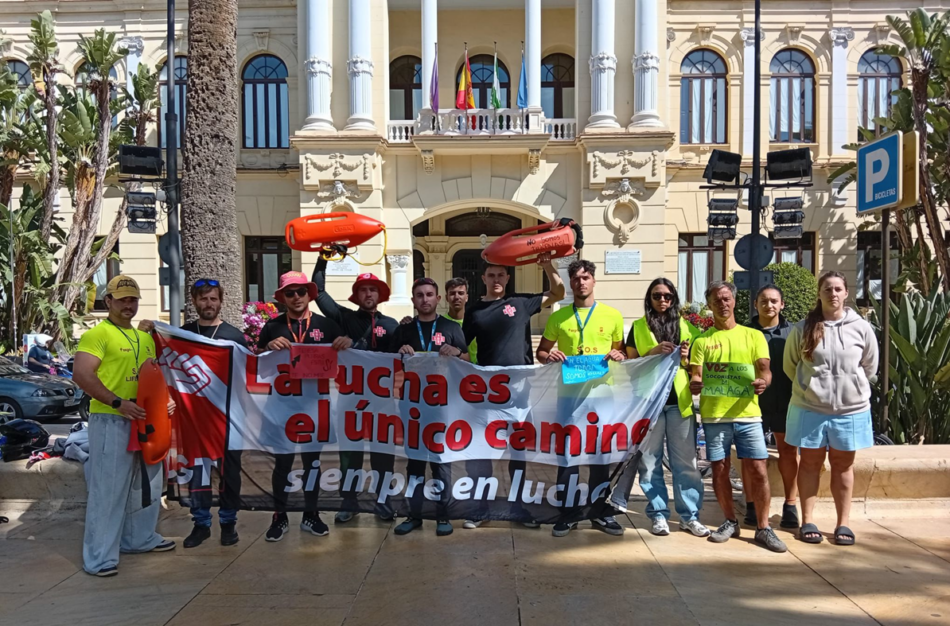 El servicio de salvamento y socorrismo de las playas de Málaga vuelve a la huelga