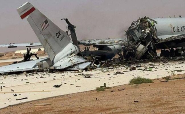 CGRI de Irán destruye lugar de cazas F-35, F-15 y F-16 de EEUU en Jordania