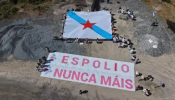 BNG denuncia o saqueo dos recursos naturais galegos nun acto simbólico en Doade baixo o lema “Espolio Nunca Máis”