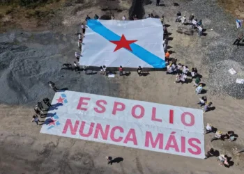 BNG denuncia o saqueo dos recursos naturais galegos nun acto simbólico en Doade baixo o lema “Espolio Nunca Máis”