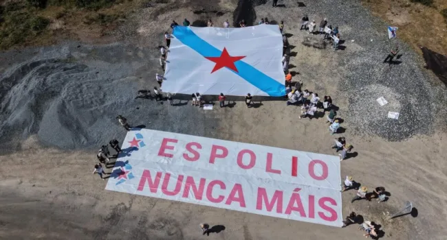BNG denuncia o saqueo dos recursos naturais galegos nun acto simbólico en Doade baixo o lema “Espolio Nunca Máis”