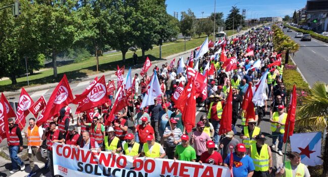 O metal da Coruña chega ao quinto día de folga cunha proposta da patronal para retomar a negociación