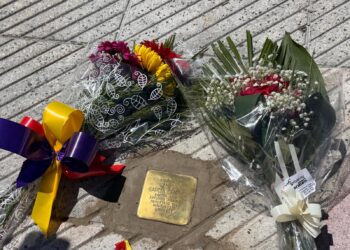 Asturias instala un stolpersteine en recuerdo de Luis García Suárez, víctima de los campos de concentración nazis