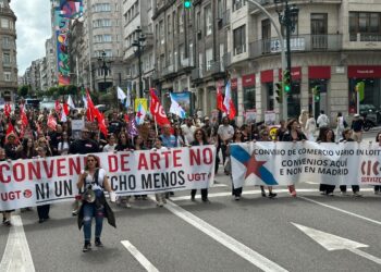 As traballadoras do comercio responden á sinatura do convenio estatal ARTE cunha nova xornada de folga