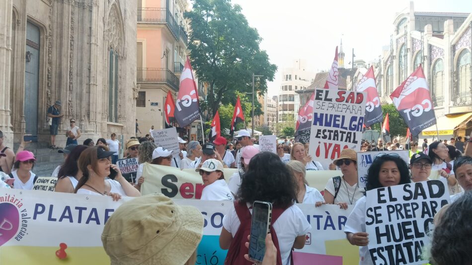 Movilizaciones en el País Valencià y otros puntos del Estado Español en defensa del Servicio de Atención a domicilio
