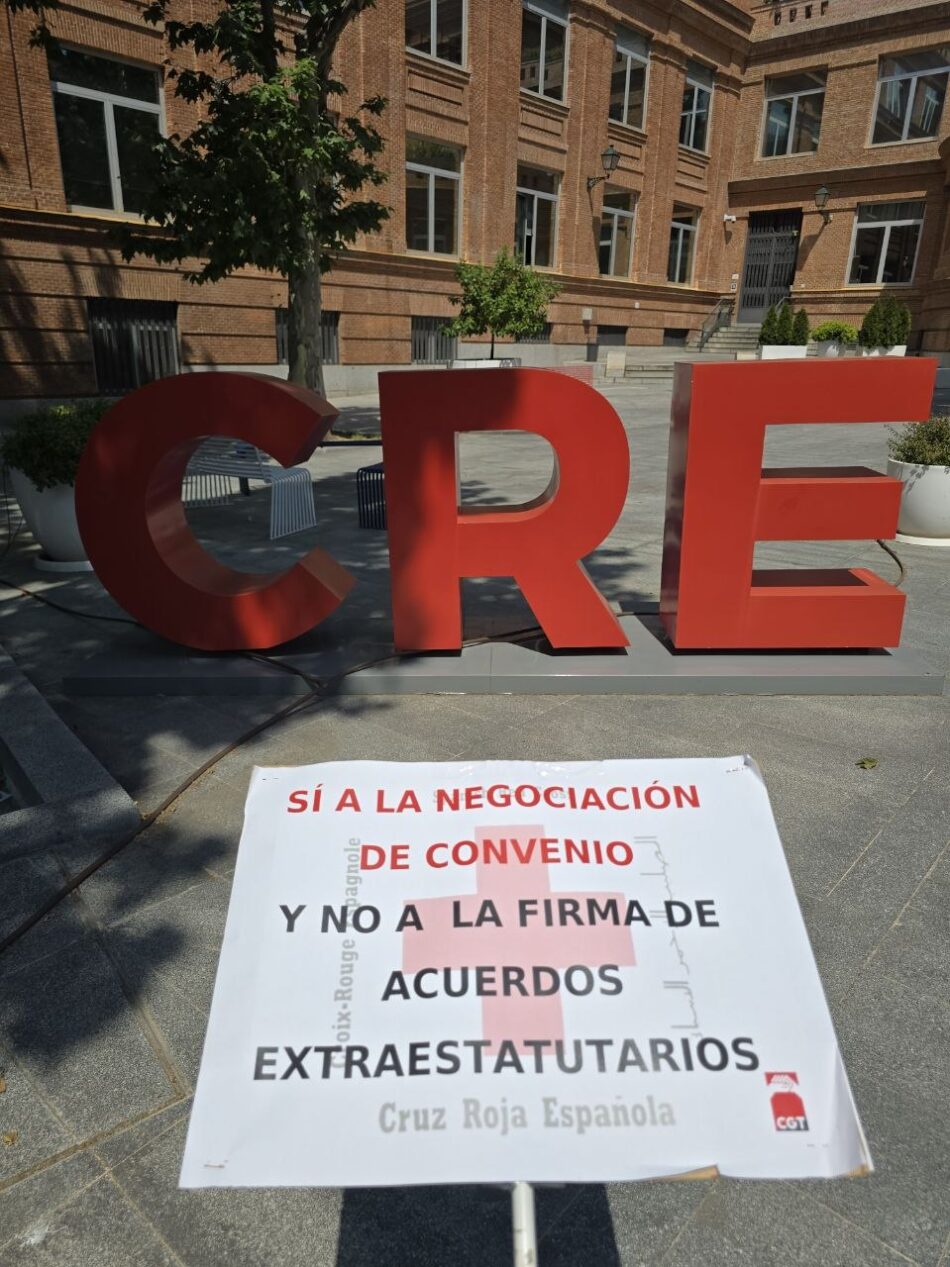 CGT alerta de un nuevo ERE en Cruz Roja