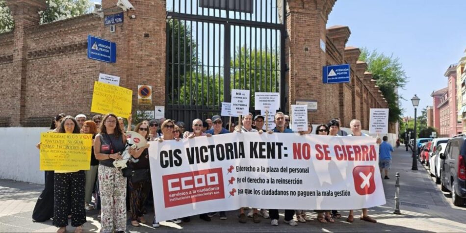 FSC-CCOO protesta contra la decisión de cerrar el Centro de Inserción social Victoria Kent