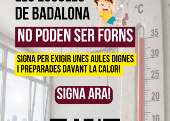 Badalona En Comú impulsa una campanya de signatures per exigir la climatització de totes les escoles públiques de la ciutat