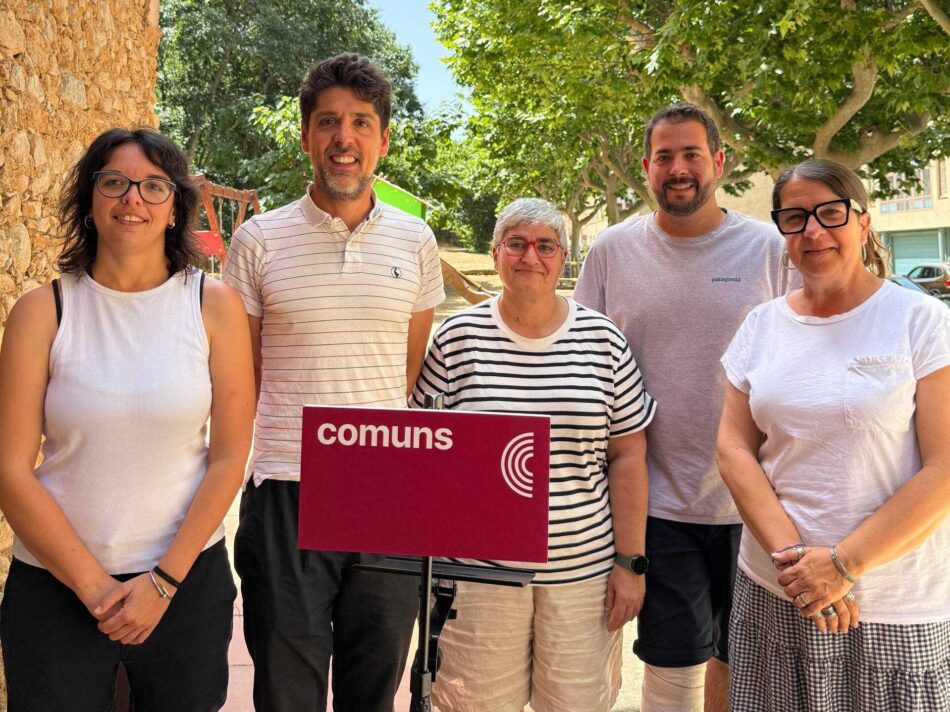 Els Comuns reivindiquen des d’Aiguamúrcia que els drets de la ciutadania no depenguin del codi postal