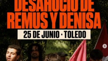 Remus y Denisa pueden quedarse en la calle el 25 de junio: la Unión Popular de Inquilinos exige paralizar su desahucio