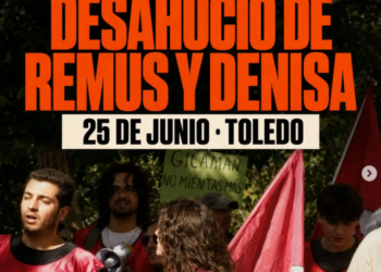 Remus y Denisa pueden quedarse en la calle el 25 de junio: la Unión Popular de Inquilinos exige paralizar su desahucio