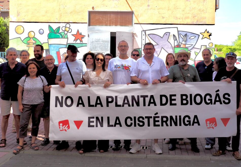 IU Valladolid rechaza la planta de biogás proyectada junto a Granja Conchita y exige una regulación que proteja a los municipios
