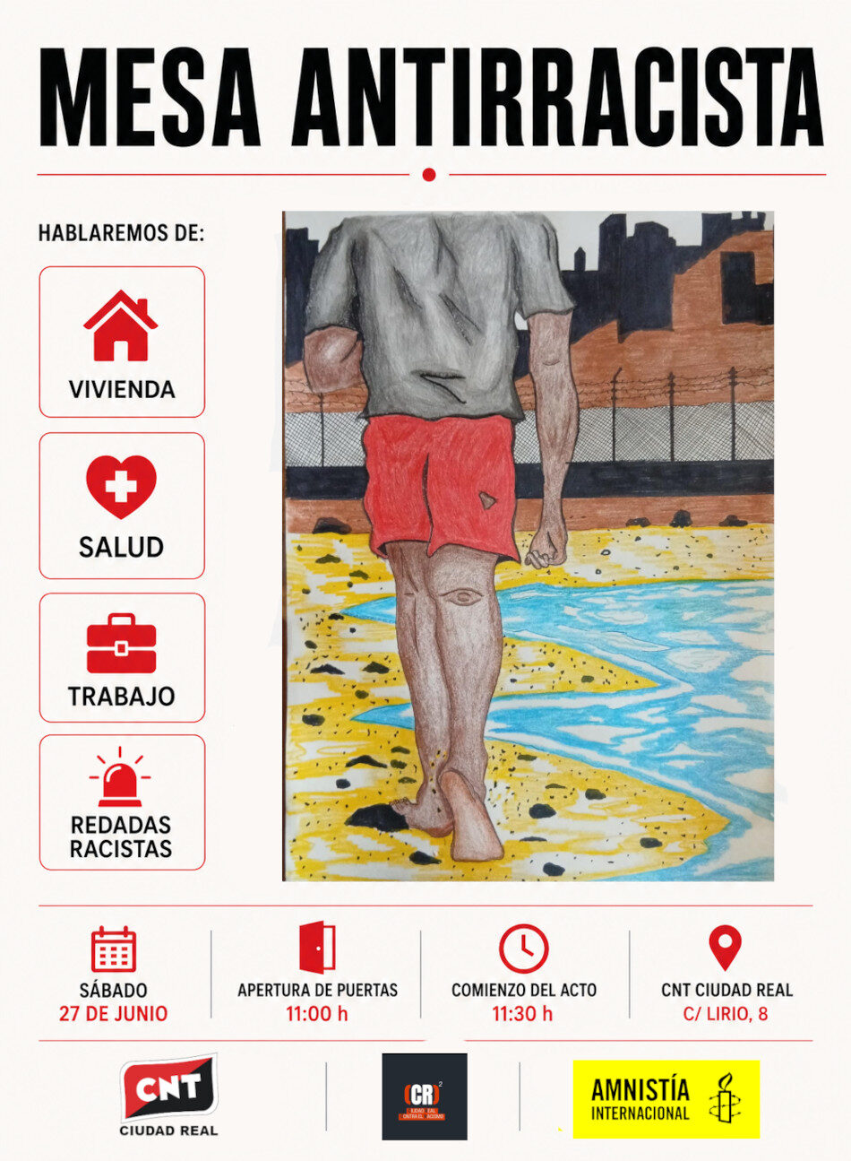 27 de junio. Vivienda, sanidad, trabajo y controles policiales: cuatro miradas contra el racismo estructural – Confederación Nacional del Trabajo