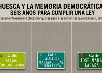 Seis años de batalla por la memoria democrática en Huesca: cuando la justicia tuvo que recordar al Ayuntamiento el cumplimiento de la ley