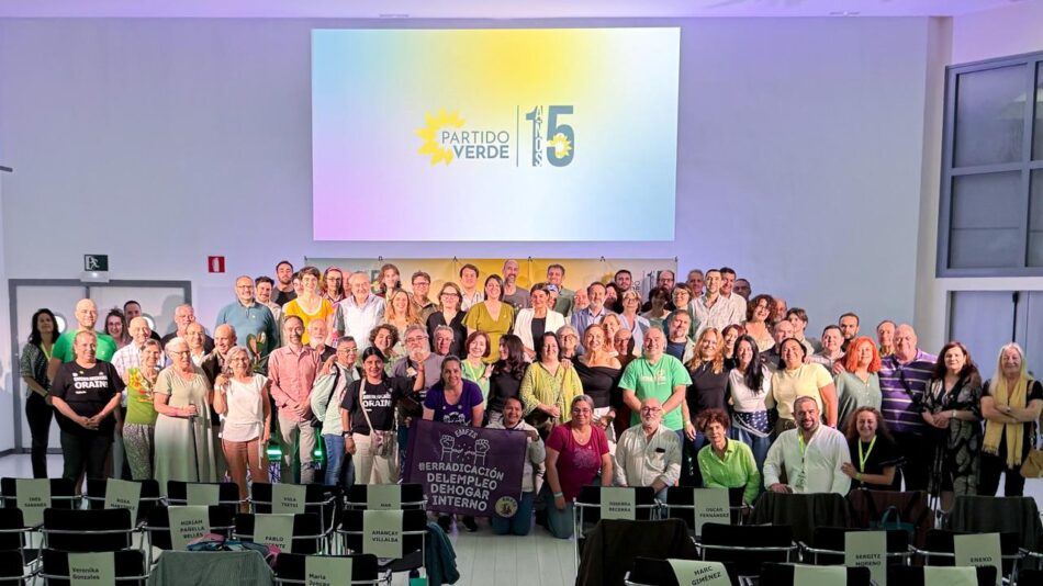 El Partido Verde celebra en Vitoria-Gasteiz sus 15 años y llama a abrir un nuevo ciclo de ecologismo político en España
