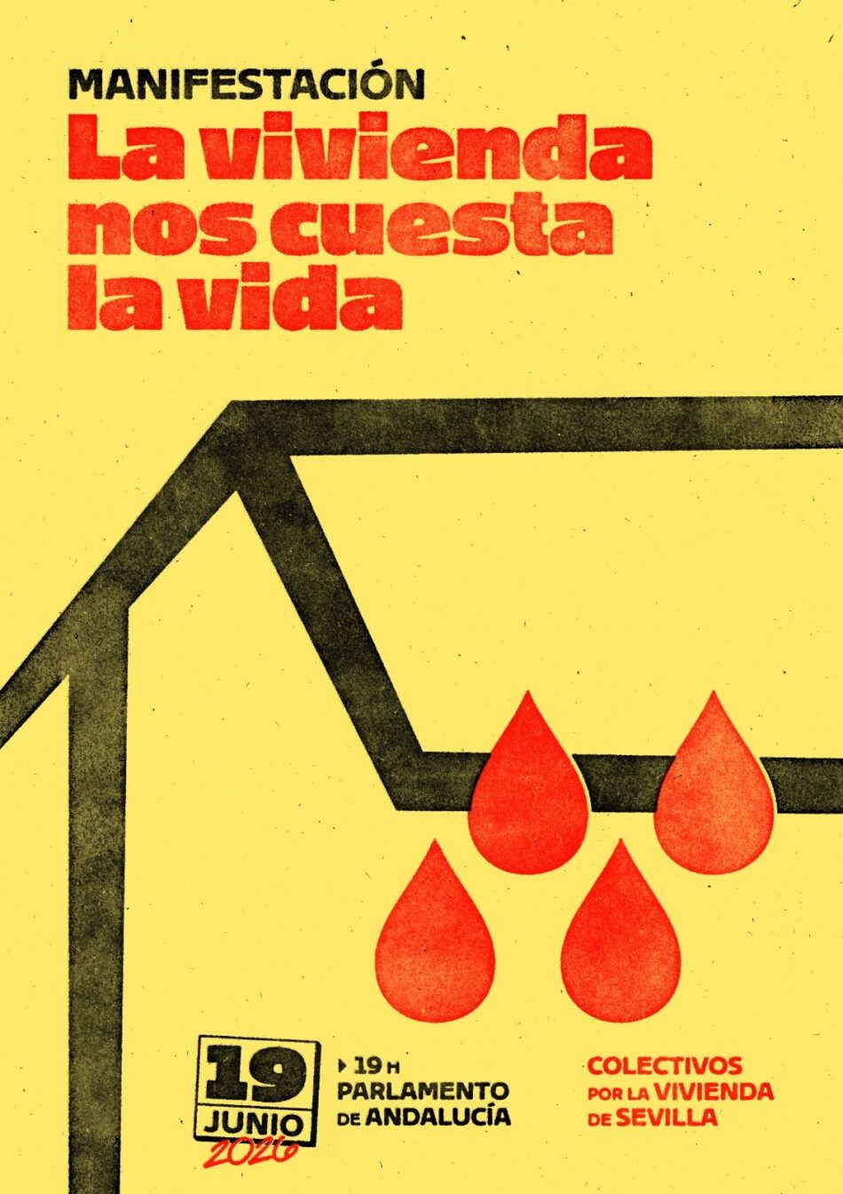 Colectivos pro derecho a la vivienda y defensores de los derechos humanos se unen para convocar una gran marcha por la vivienda en Sevilla
