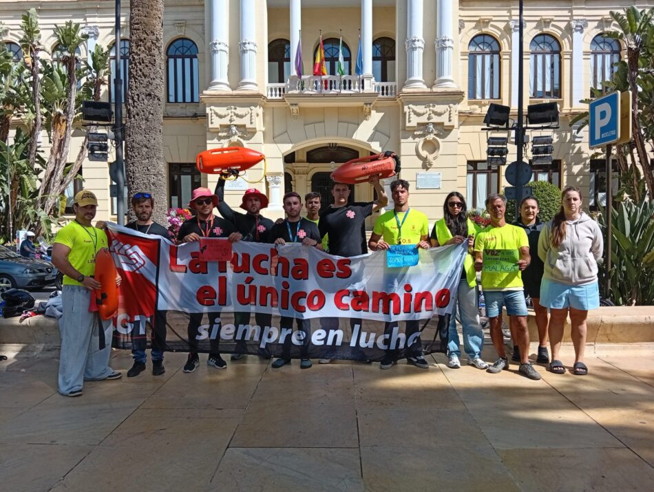 CGT denuncia despidos, sustitución de huelguistas e irregularidades en el servicio de socorrismo de las playas de Málaga al inicio de la temporada alta