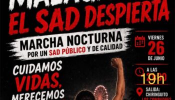 Llega la marcha nocturna por el Servicio de Atención Domiciliaria (SAD) a Málaga