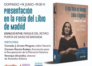 Se presenta en la feria de libro de Madrid la memoria de la exiliada Syra Alonso