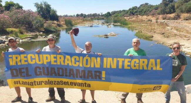 Ecologistas en Acción exige la recuperación integral y el fin de los vertidos mineros al río Guadiamar, arteria hídrica de Doñana